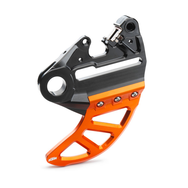KTM Brake caliper support with brake disc guard